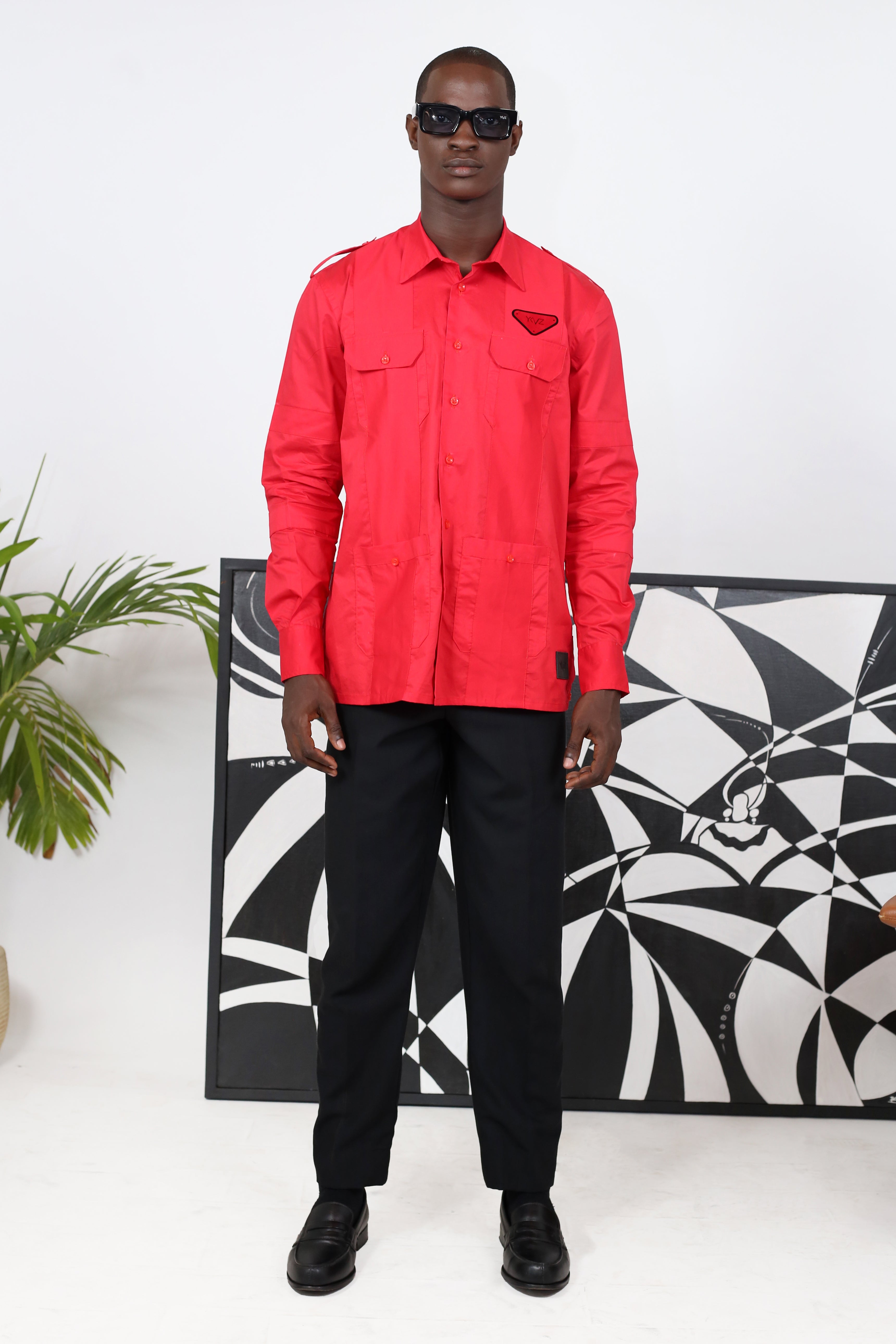 Chemise Vanguard Rouge