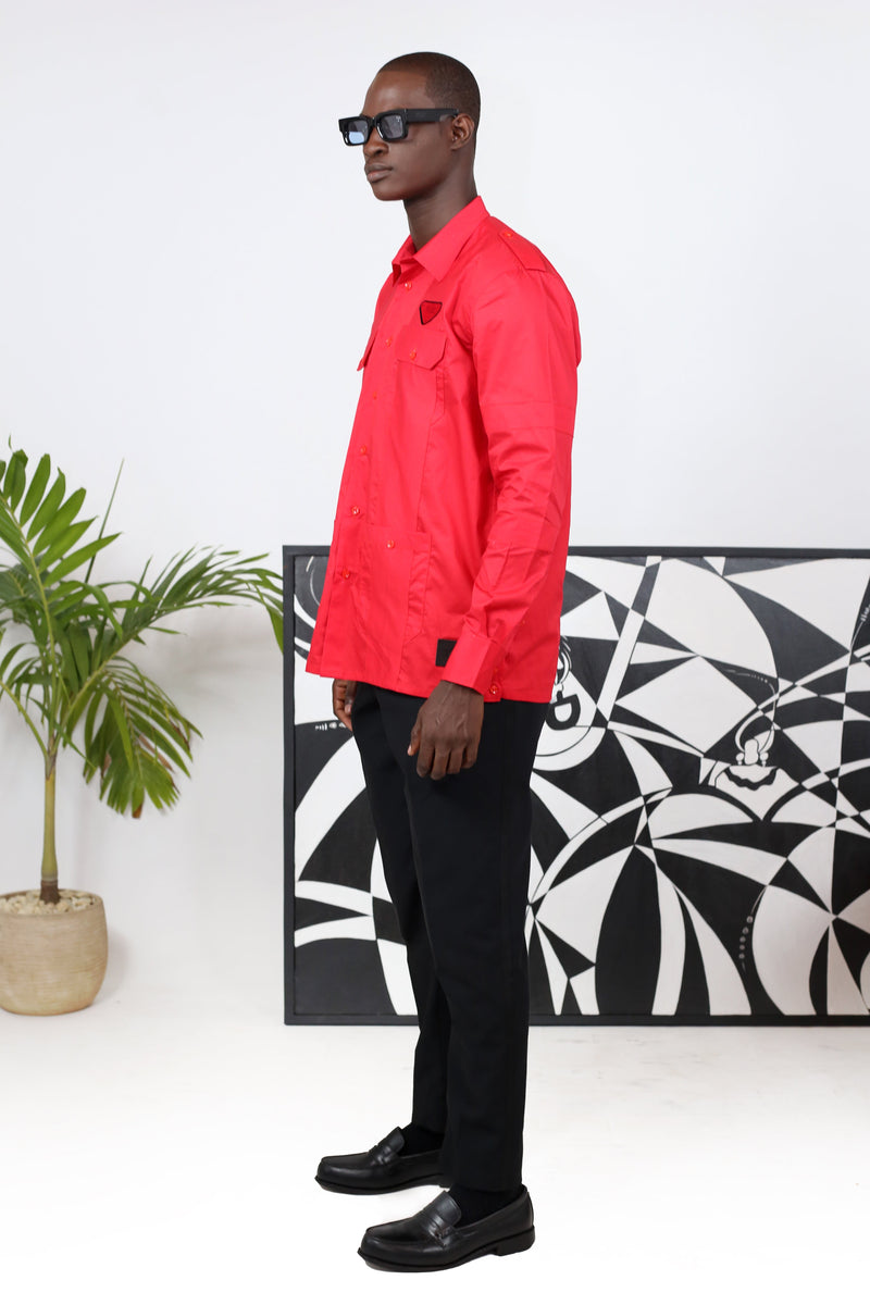Chemise Vanguard Rouge