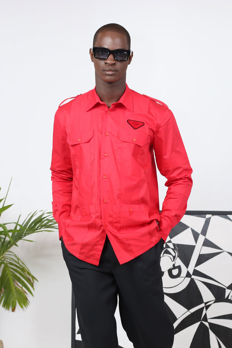 Chemise Vanguard Rouge