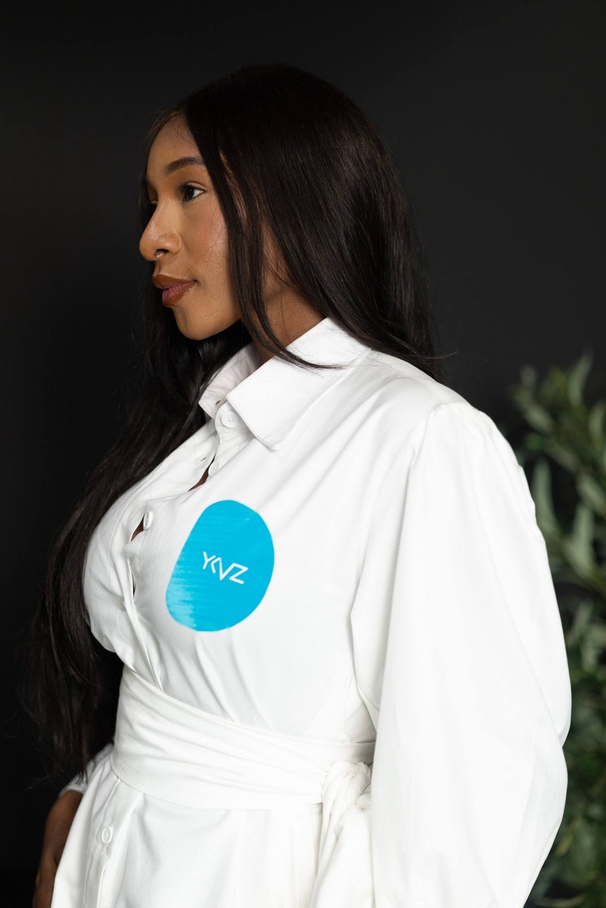 Robe Chemise VITORIA I – Blanc | Signature D Bleu