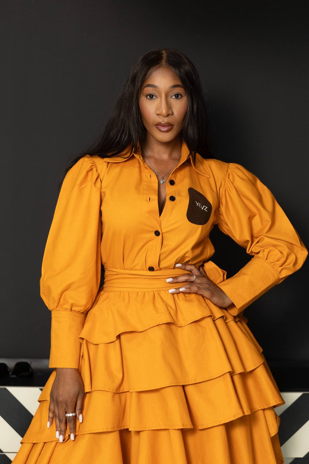 Ensemble SERAPHINE I – Orange | Signature D Marron