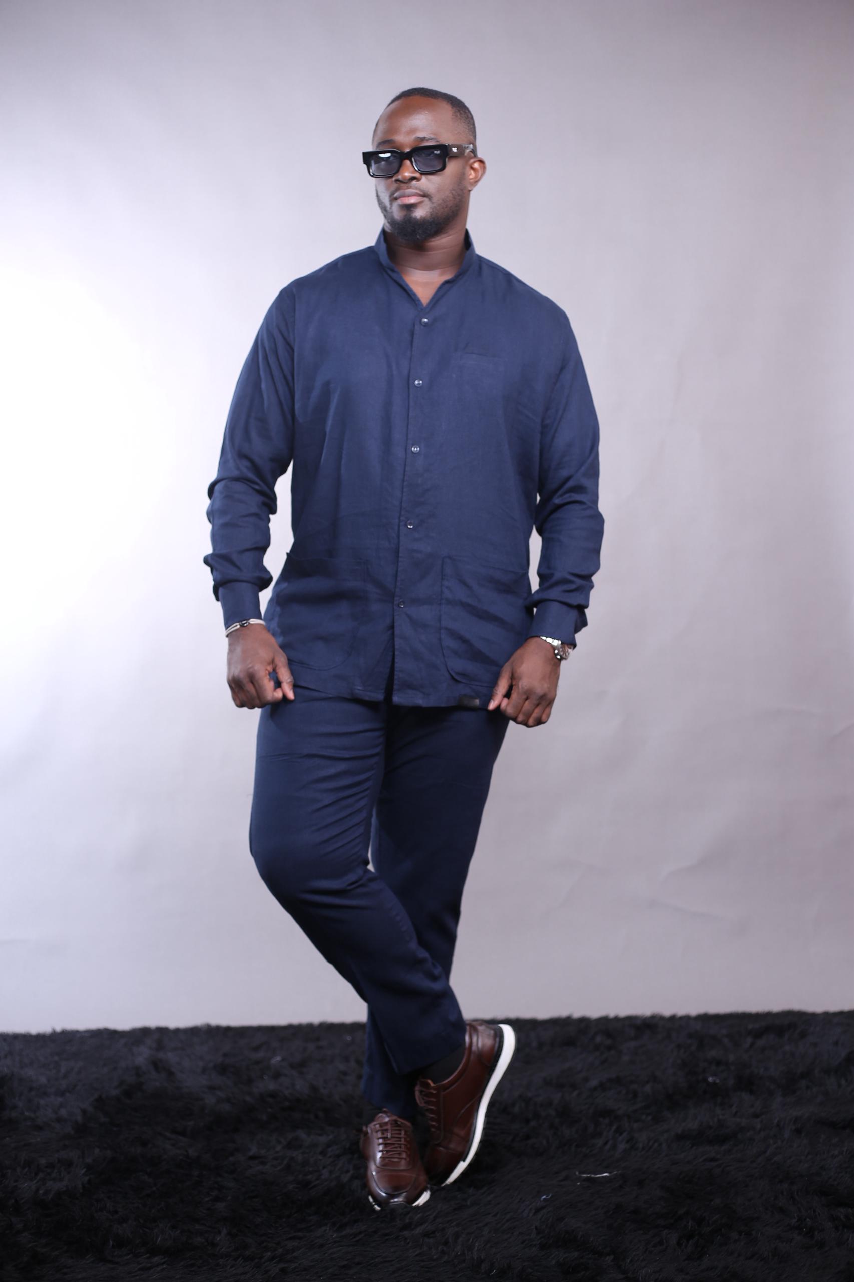 Ensemble Afari Bleu nuit