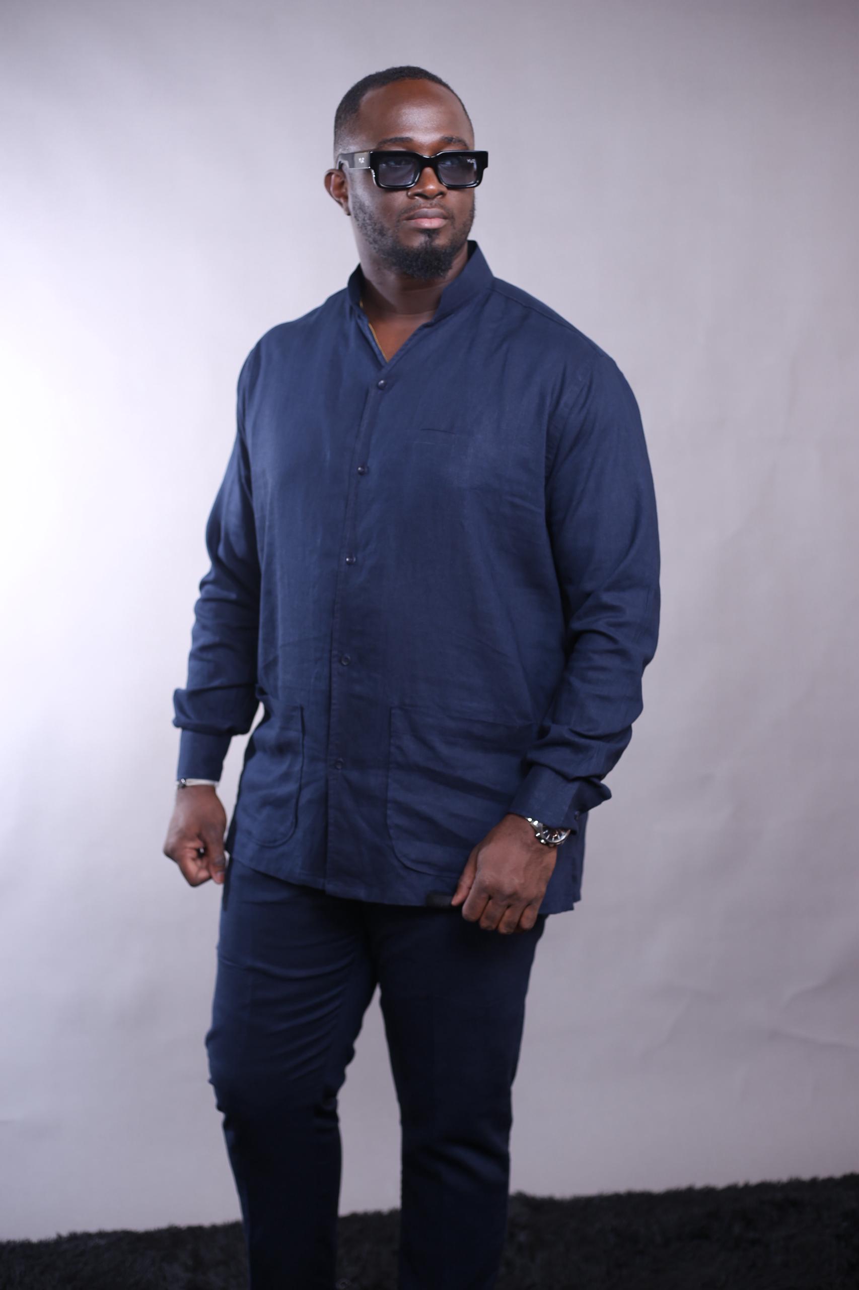 Ensemble Afari Bleu nuit